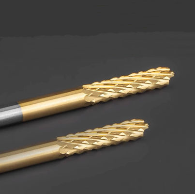 TiN Corn Carbide Milling Cutter Tungsten Steel Nano Coating RCM Coating ...